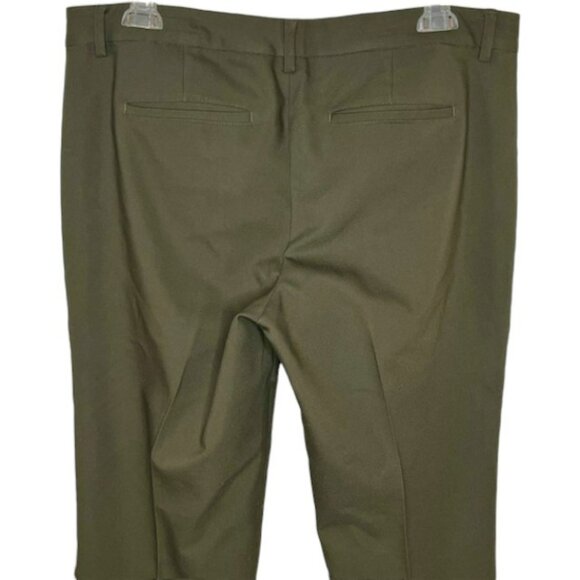 Liverpool Harper Bootcut Dress/Career Pants - Peat (Olive) Green - 12/31 - Picture 6 of 11